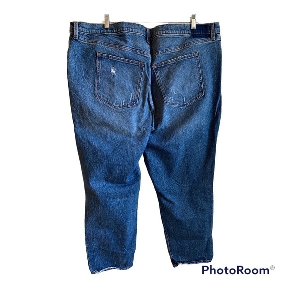 ABERCROMBIE & Fitch Curve Love '90s Ultra High Rise Straight Jeans Plus 37R/ 24 - Picture 2 of 13